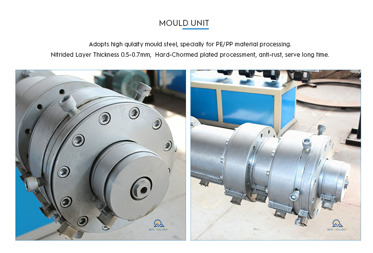 HDPE/PP Plastic Pipe Production Plant 2000KG 22kw Size 20-63mm