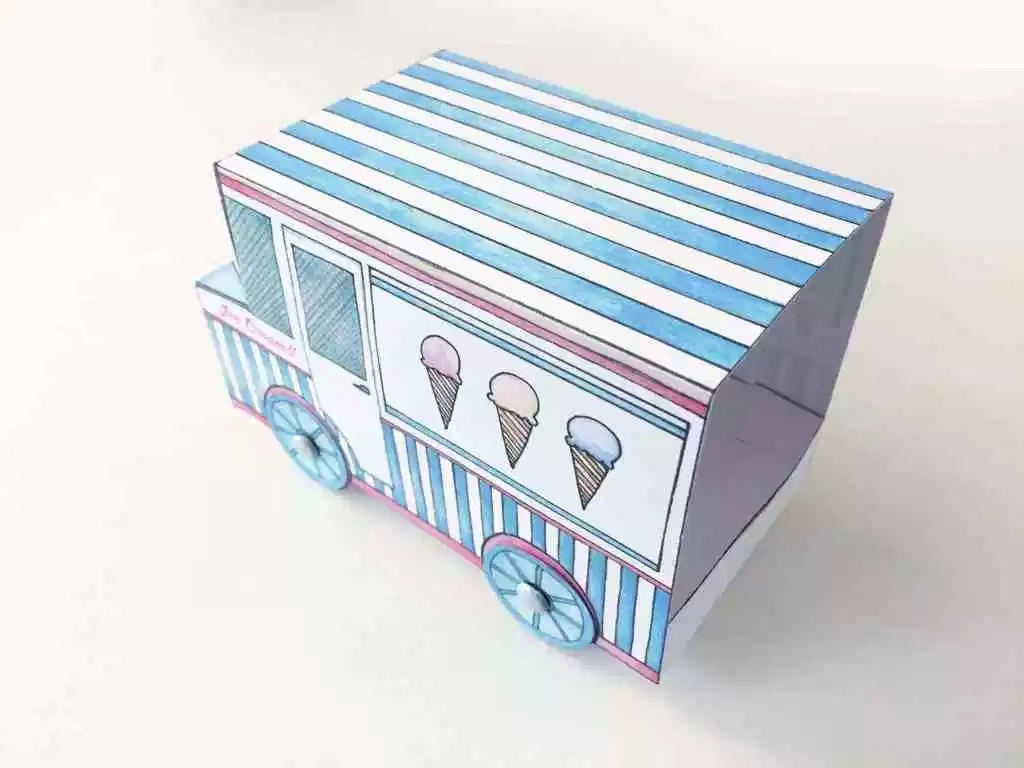 House Shape Paper Sweet Box Cookie Packing With Customized Printing
