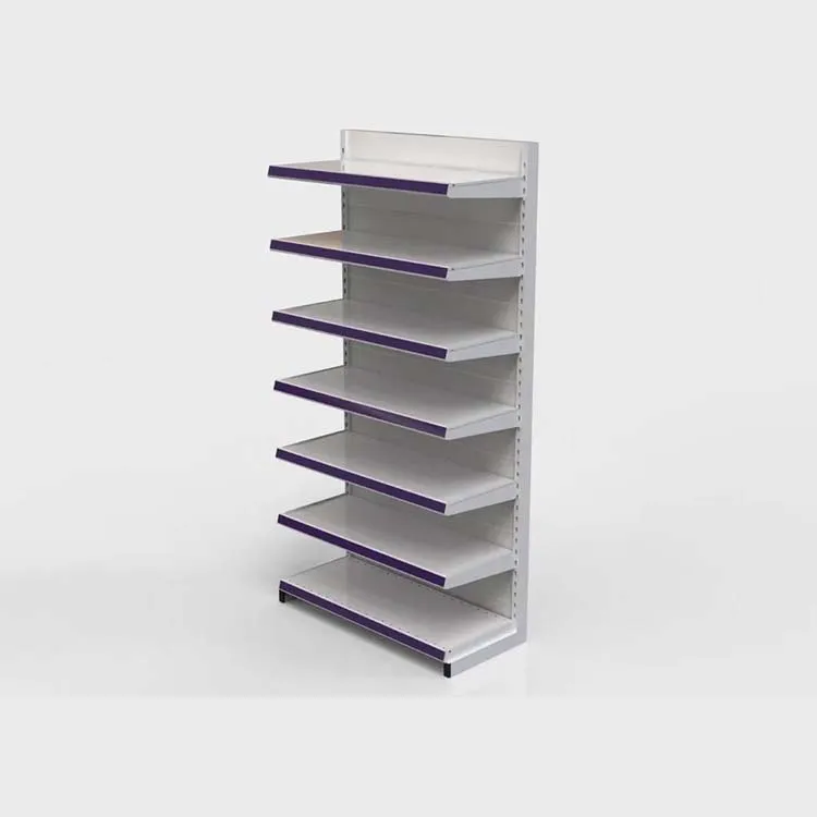 Factory Custom 7 Layers Single-side Gondola Shelving Retail Shelf Display Gondola