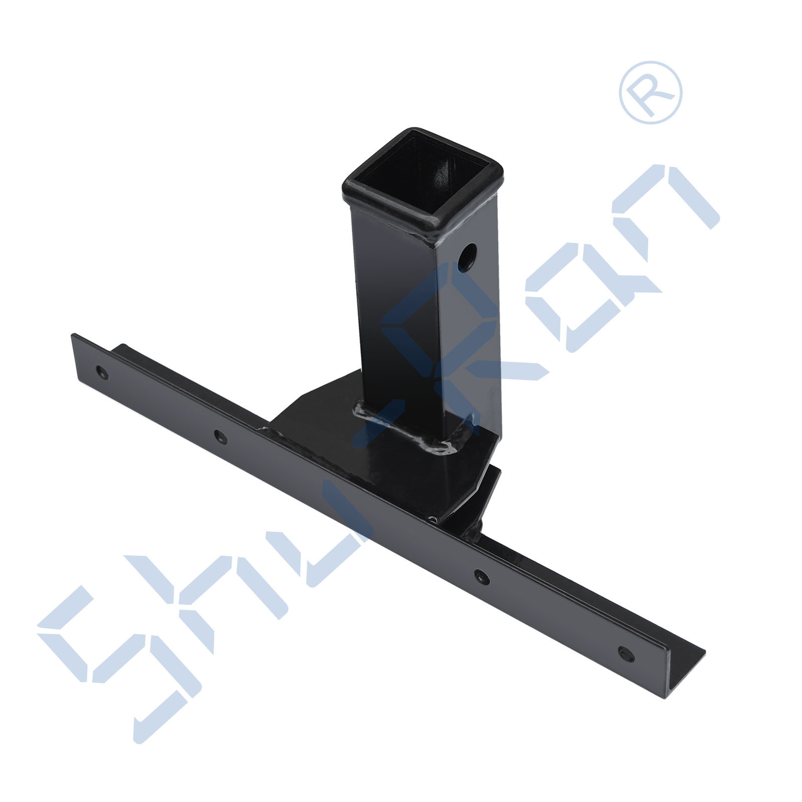 Black Steel Golf Cart Hitch Heavy Duty Bumper Hitch For Yamaha G14-G22