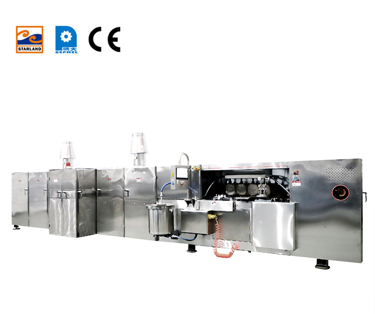 1.5KW PLC Wafer Biscuit Machine Commercial Snack Machine