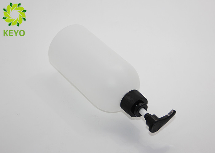 500ml HDPE White Plastic Pump Bottle For Hand Washing Sanitizer Disinfectant