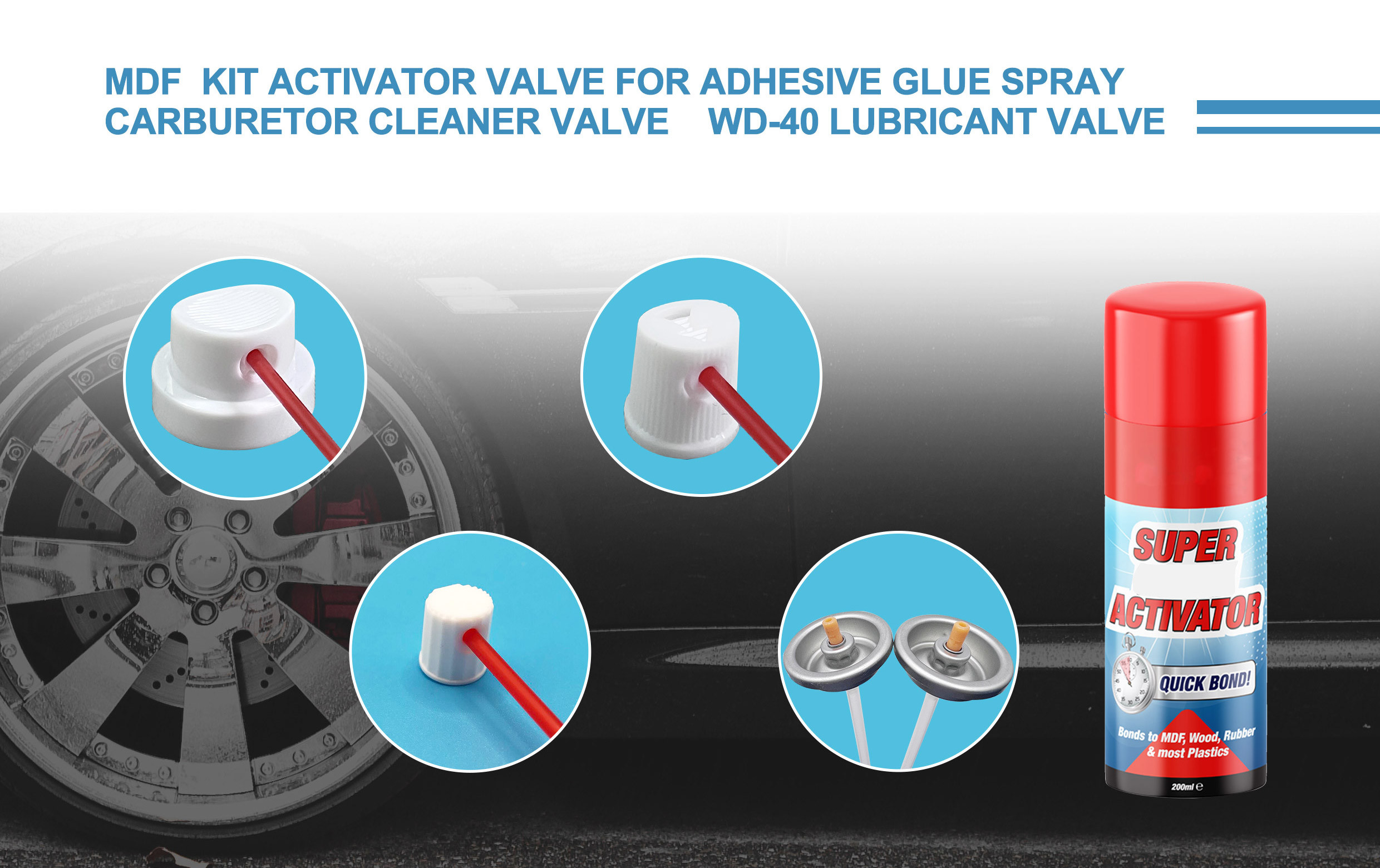 MDF Kit Valve Activator for Professional Use - High Performance, Easy Cleanup