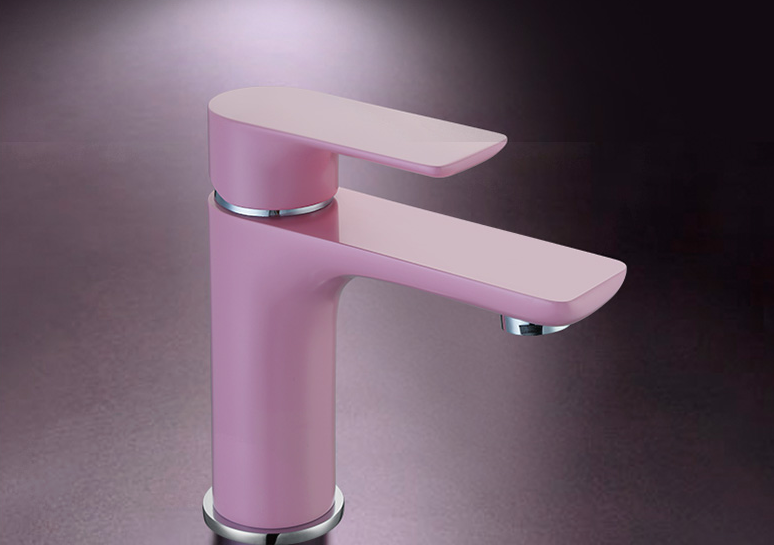 Contemporay 304SS Colored All Copper Undercounter Wash Basin Faucet