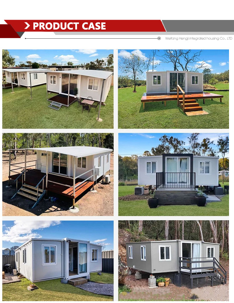 20ft Prefabricated Foldable Portable Container House for Offices and Homes Luxary Style