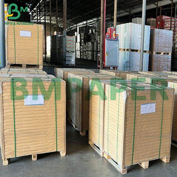 1mm Smooth Surface Unbleached Kraft Cardboard Brown Kraft Packaging Box Board
