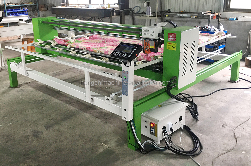 Moving head mattress automatic bed cover making machine home used cotton quilt textile shop use quilting machine