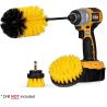 Buy cheap Yellow Power Scrubber Drill Brush 3 Piece Kit For Cleaning from wholesalers