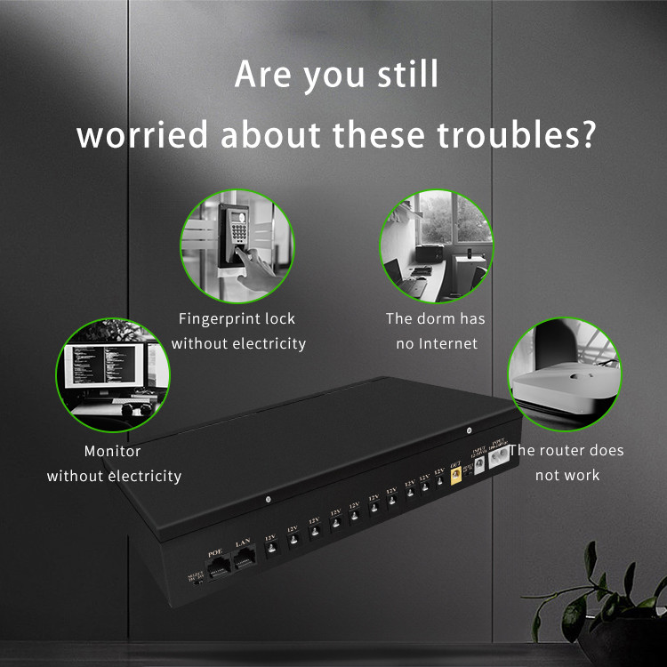 Mini Ups 5v 24v UPS Backup Power Dc Ups For Wifi Router And Modem 12000mah 20000mah