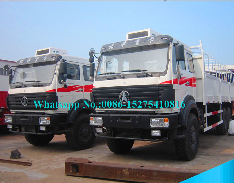 30 Ton Heavy Off Road Lorry , Beiben NG80B 2638P 6x4 All Wheel Drive Trucks