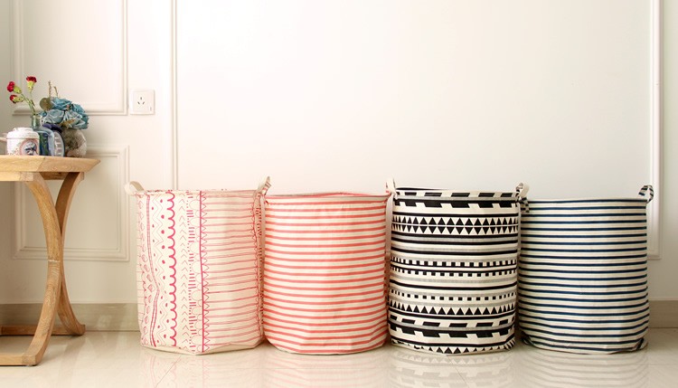 Promotional Round Foldable Laundry Basket Collapsible 1-3L