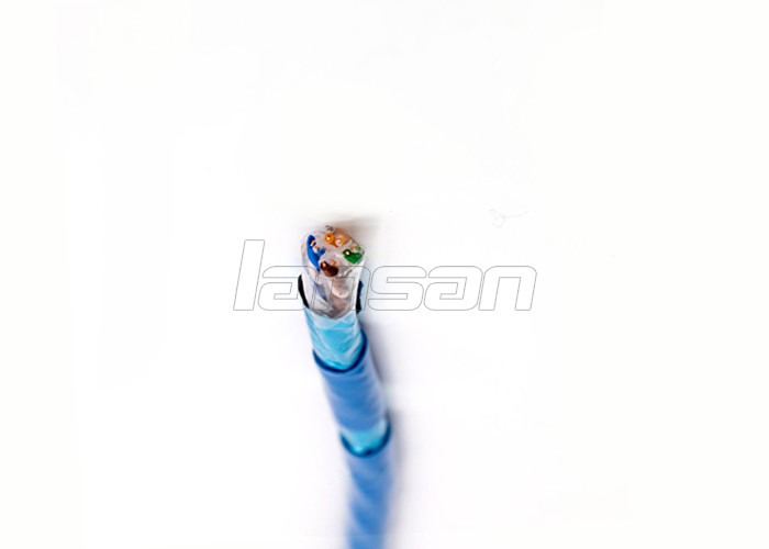 0.57mm Solid Copper FTP Cat6 Lan Cable Pass Fluke Per link Plenum Rated Cable