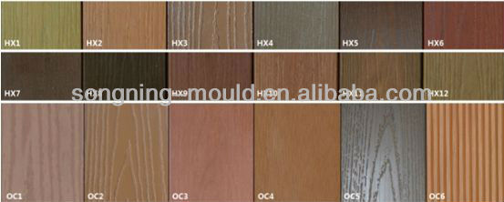 Wood Texture WPC Clapboard for Wall Decoration Guaranteed to Stay Vibrant in Any Climate