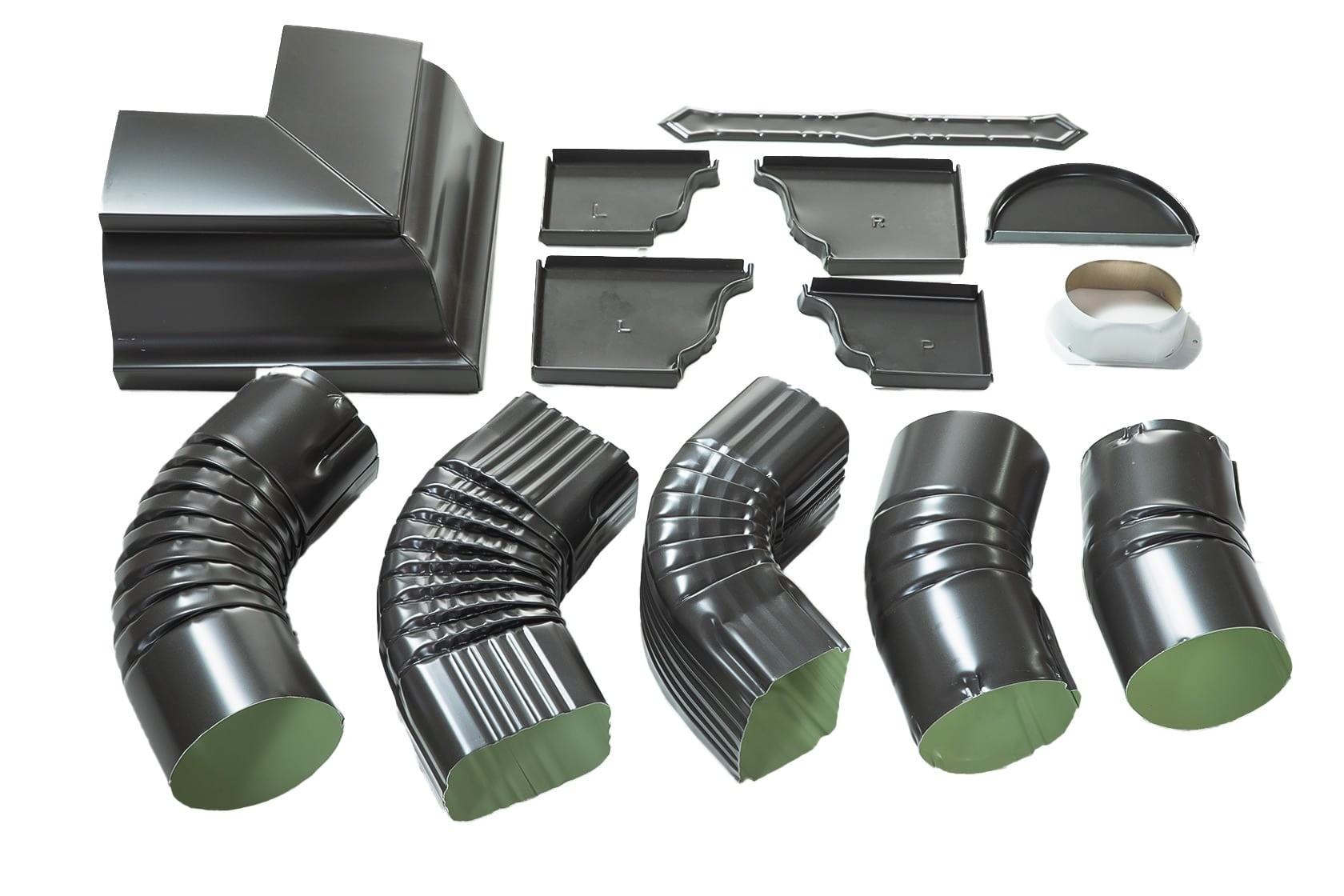 Bronze RAL8019 PPGL Used For Gutter Pre-Painted Galvalume Steel AZ80 0.40*1225