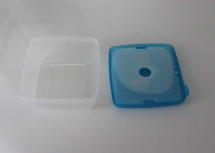 Square Waterproof Plastic Sandwich Box , Non Toxic Lunch Boxes For Work