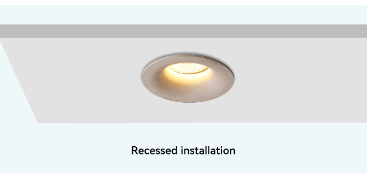 IP65 Waterproof Recessed Light Housing MR16 Downlight Enclosure