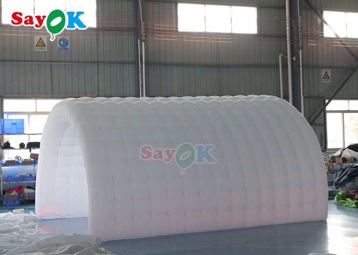 Fire Proof Air Tight Event Inflatable Tunnel Tent With LED