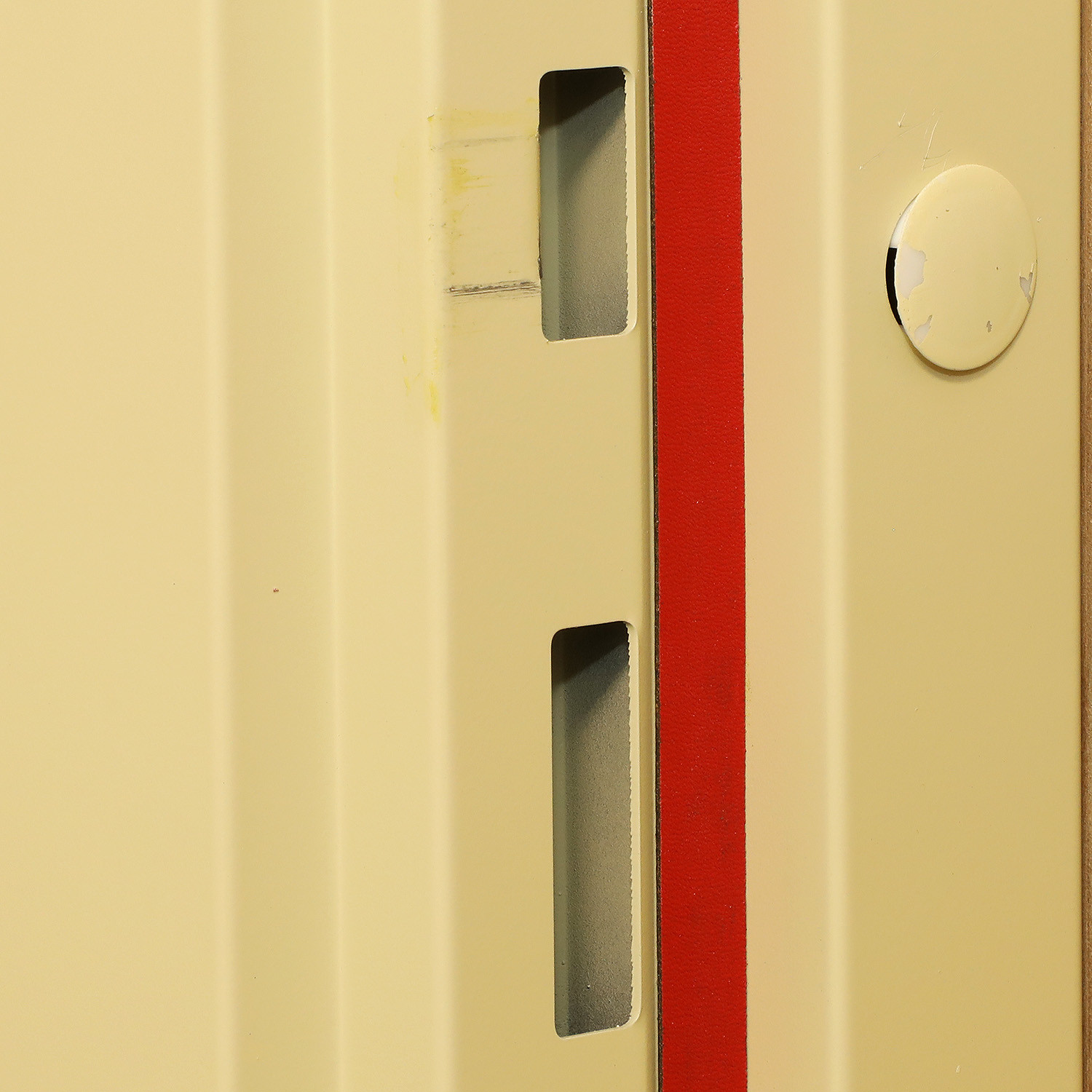 Standard 50mm 90mins Entry Fire Proof Doors Yellow Color