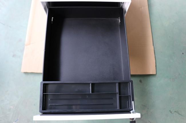 A4/F4 Steel 3 Drawer Rolling File Cabinet Mobile Pedestal In Gym School