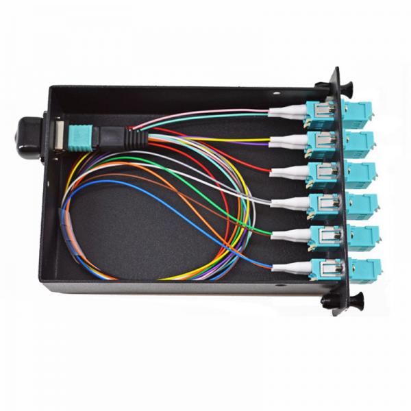 Quality 12 24 Core MTP MPO Cassette Module For Fiber Optic Patch Panel for sale