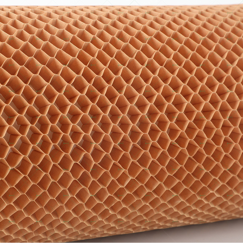 Biodegradable Logistics Packaging Shockproof Honeycomb Paper Sleeve For Fragile Goods