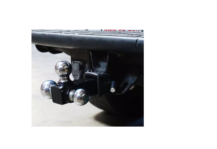 Tow Ball Mount / Trailer Hitch Ball Mount With Solid Steel Shank And Black Tubular