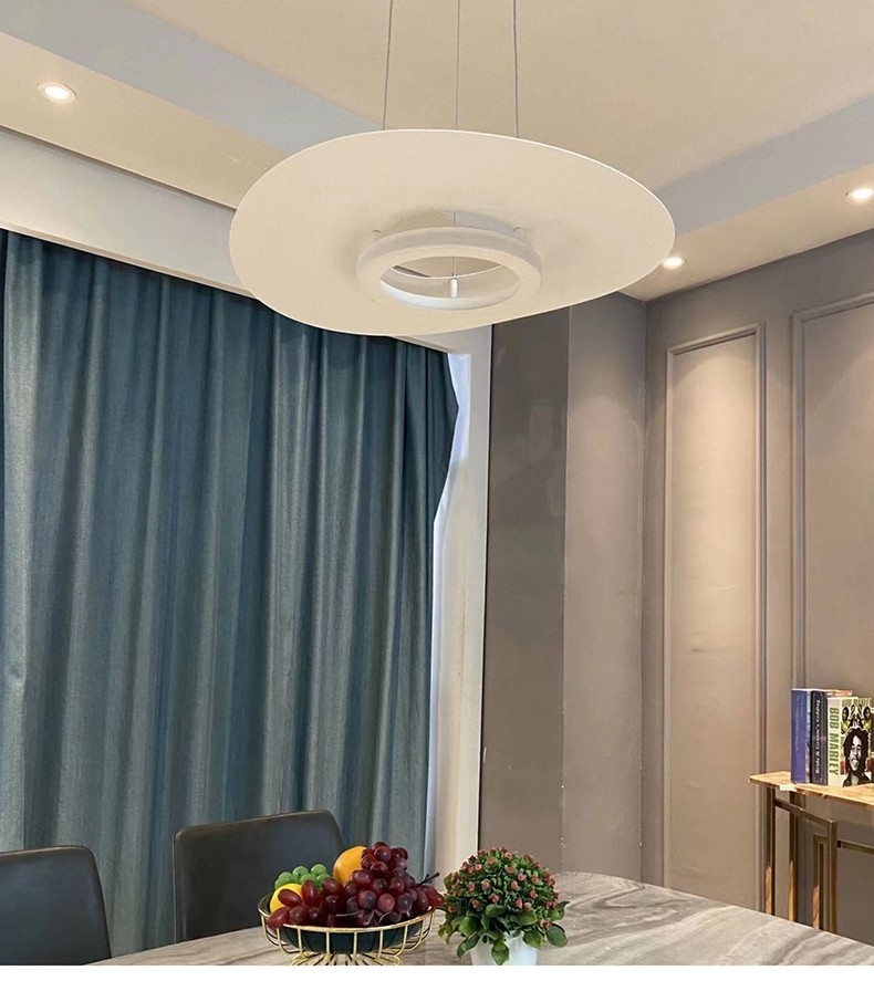 Modern Round Aluminum Led Pendant Lights For Living Room Dining Room LED Chandelier(WH-AP-586)