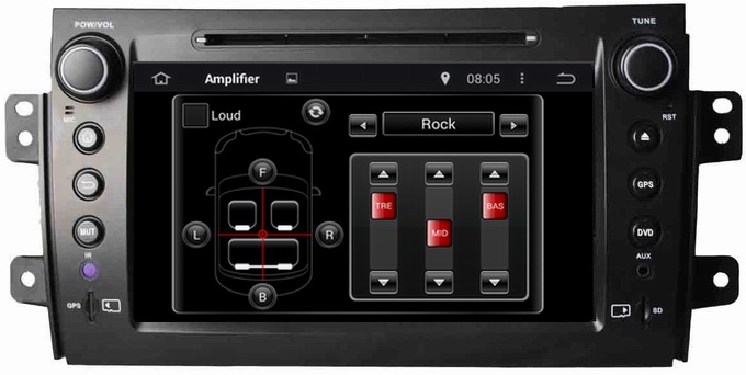 Ouchuangbo Auto Stereo DVD Multimedia Kit for Suzuki SX4 2006-2012 Android 4.4 GPS Nav Radio Player OCB-8072D