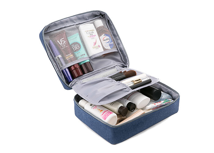 Folding Large Hanging Toiletry Bag With Compartments For Women 22 * 17 * 9cm