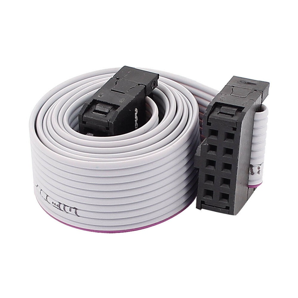 Flat Ribbon Cable 2.54mm Pitch 2 Row 10 Pin Female to Female Wires IDC Ribbon Connector Cable