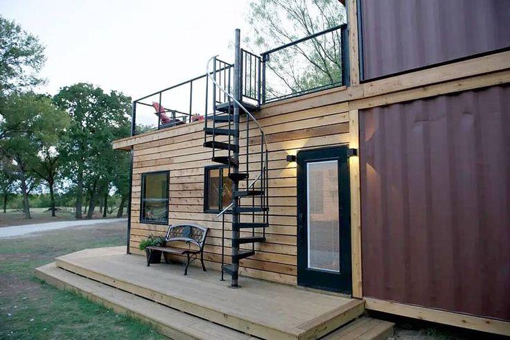 Portable Expandable Container House Double Storey 20 40 Foot Container Homes