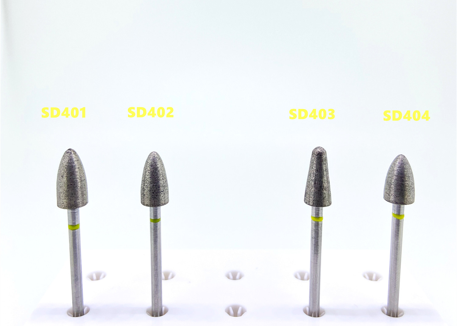 Abrasive Polishing Burs Dental Sintered Cylindrical Diamond Bur HP Shank
