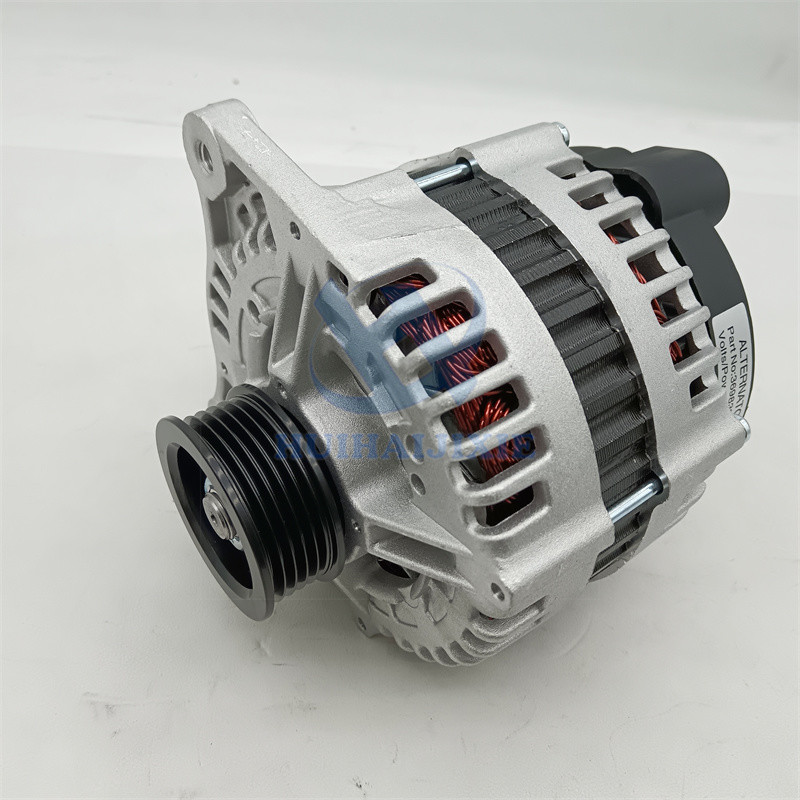 3698351 Excavator Starter Motor Alternator 24 Volts 110 Amps For Cummins Engine ISGE
