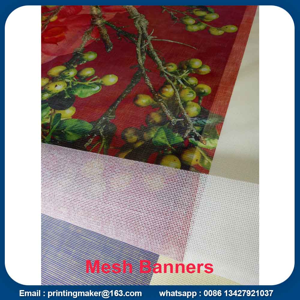 big hole mesh banner