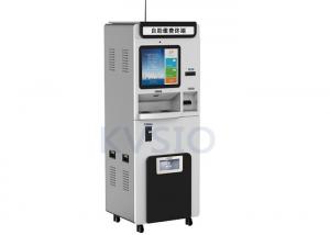 Buy cheap Touch Screen Parking Lot Payment Kiosk Dual Core G2060 CPU With Bill Validator Dispenser product