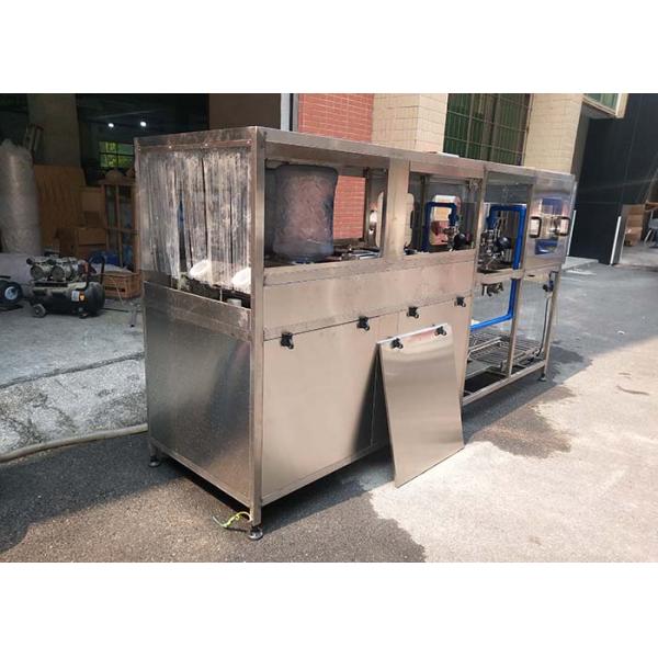 200bph Semi Automatic Washing Bottle Filling Machine Double Raw 5 Gallon