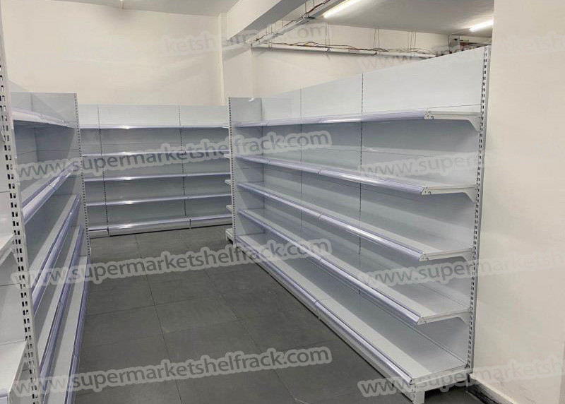 Supermarket Shop Store Display Metal Iron Shelf Shelving Rack Racking Gondola