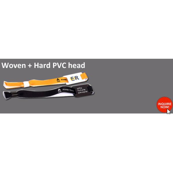 Elastic Stretch RFID woven Wristband For Sports and events