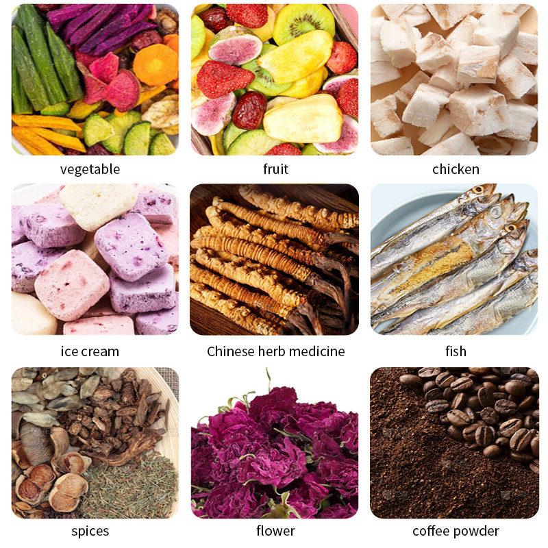 4 Trays Fruit Vacuum Freeze Drying Machine Lyophilizer Freeze Dryer For Fruit Vegetable