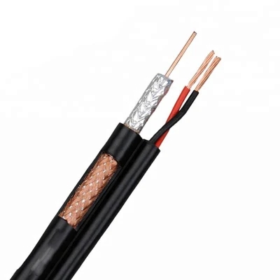 1 Conductor RG59 Coaxial Power Cable for CCTV Camera Communication Durable Material