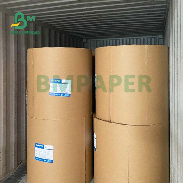 Brown Recycled KraftLiner Paper 100gsm 120gsm For Making Corrugated Board