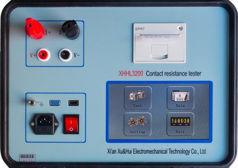 Xzh Test Electric High Current 100A Contact Resistance Tester Loop Resistance Tester