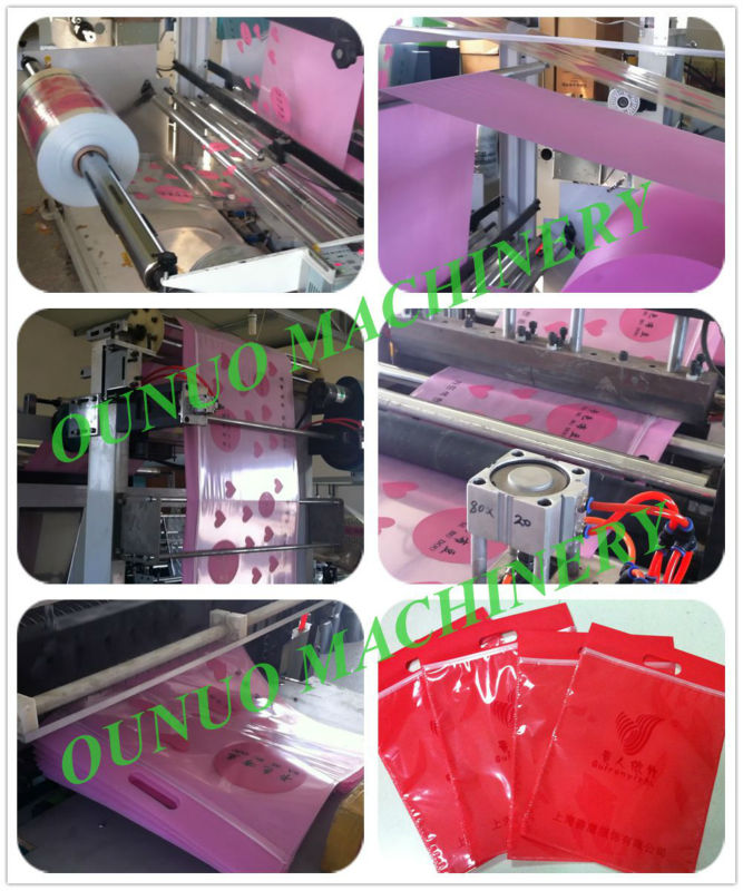 ONL-D700 High speed automatic non woven zipper bag making machine price