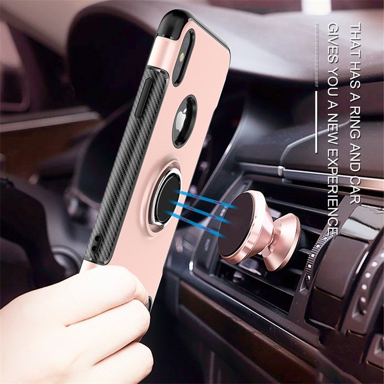 Ring Magnetic Armor bracket shatter-resistant Color Blue Red Case For Oppo R9 Plus F3 Plus R11 A79 F5 R15 X23 F9 PRO A7X