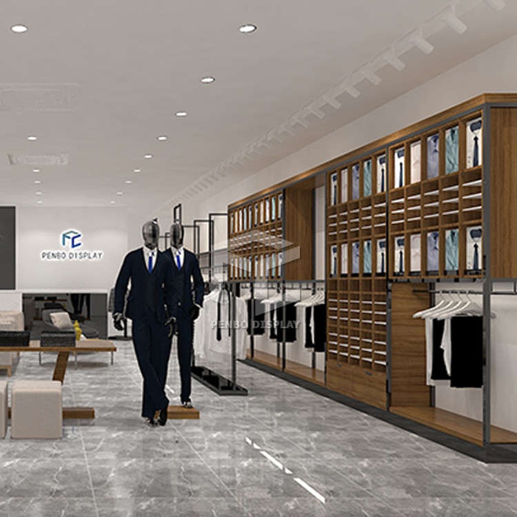 Tailor-made clothing store display stands for Fashion shop decoration