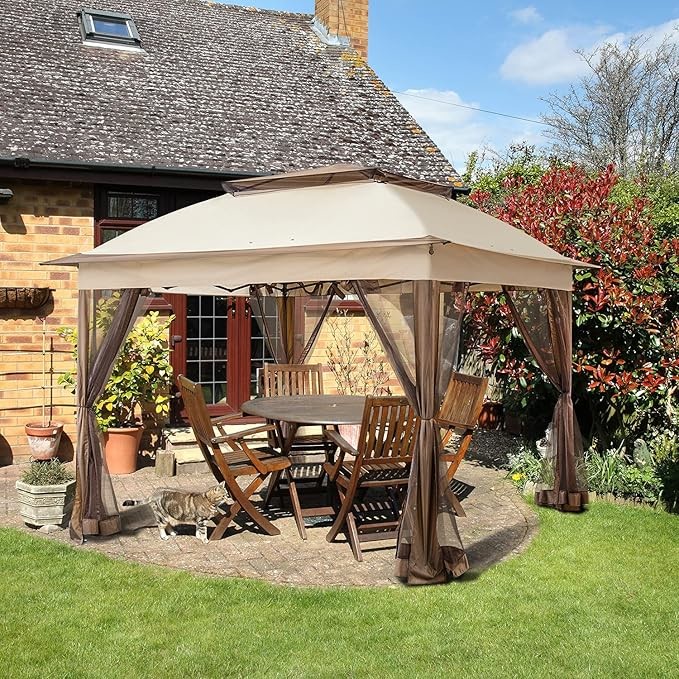 Weatherproof & Customizable Aluminum Gazebo Transform Your Outdoor Space