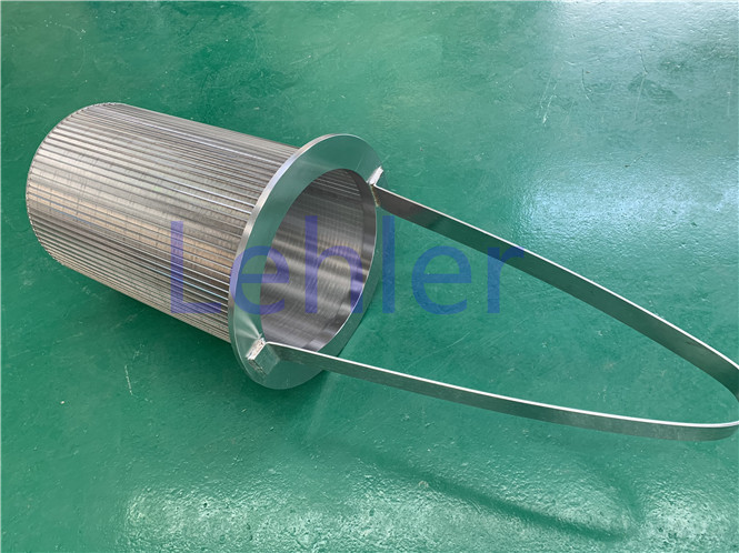SUS304 Basket Screen Filter Smooth Wire Surface For Waste Water Treatment