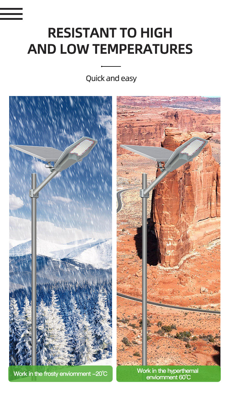Thick Aluminum 200 Watt Solar Charged Street Lights , Solar Powered Street Lamp IP65 Waterproof