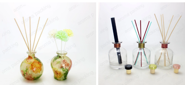 Luxury Perfume Candle And Diffuser Set Colourful Scented With Custom Logo