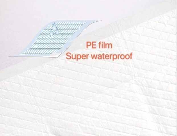Blue Natural Non Woven Baby Adult Self Care Disposable Underpads